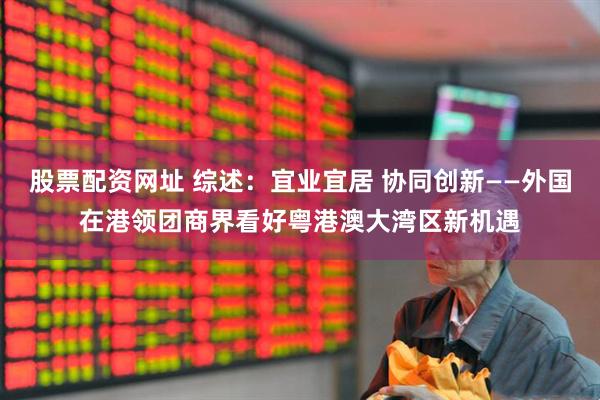 股票配资网址 综述：宜业宜居 协同创新——外国在港领团商界看好粤港澳大湾区新机遇